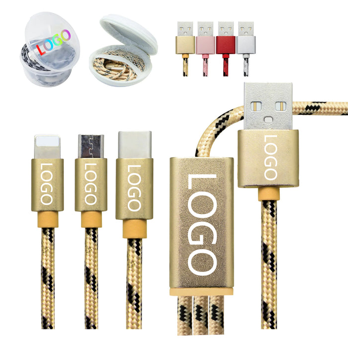 Stripe 3in1 Charging Cable