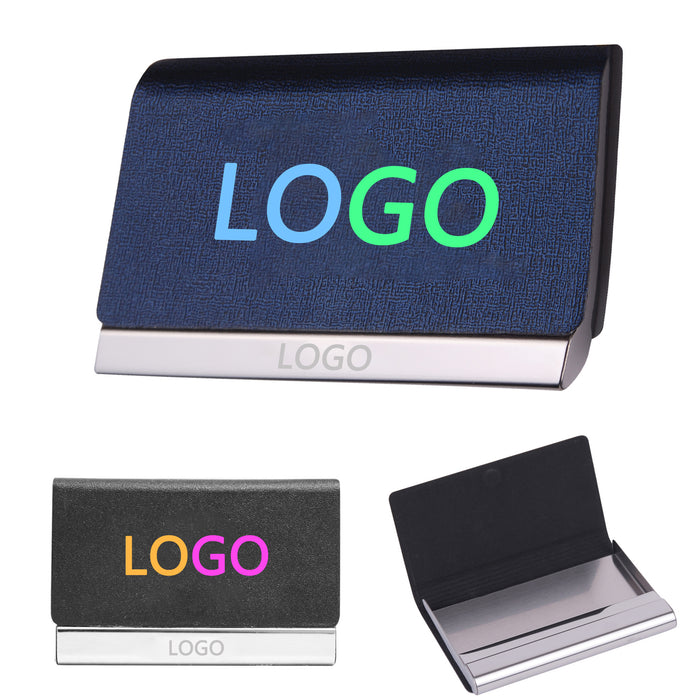 Power Leatherette Business Card Case