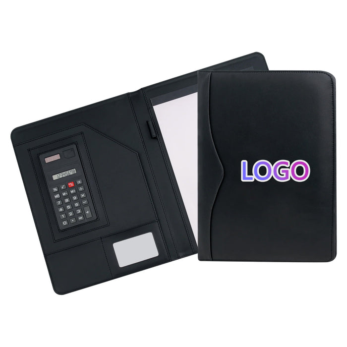 Jones Leatherette Memo Holder w/Calculator