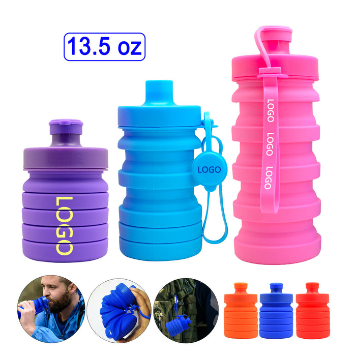 Spring Collapsible Water Bottle