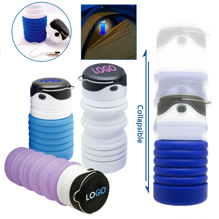 Luminous Elastic Collapsible Bottle
