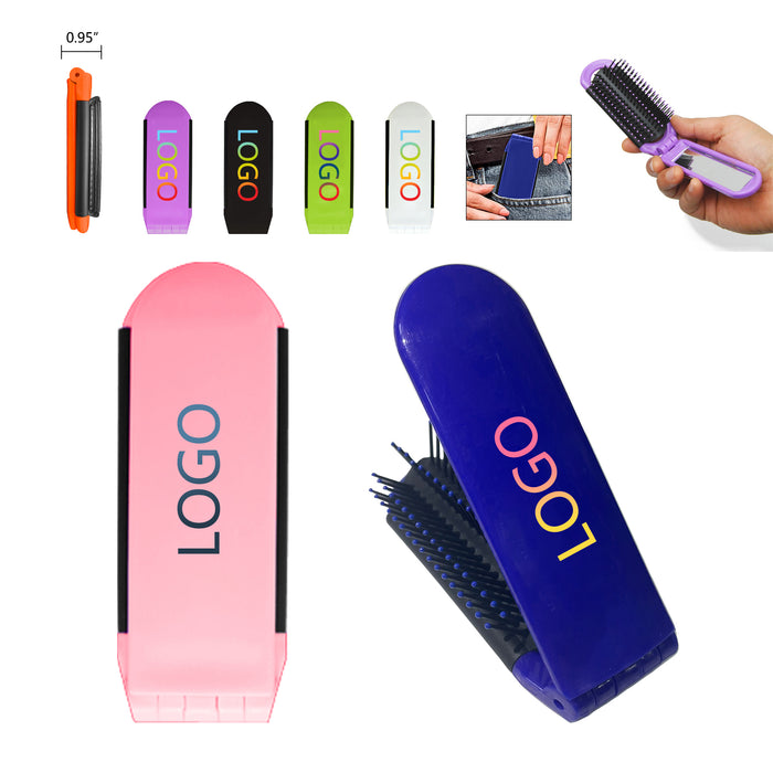 Popup Hairbrush Mirror