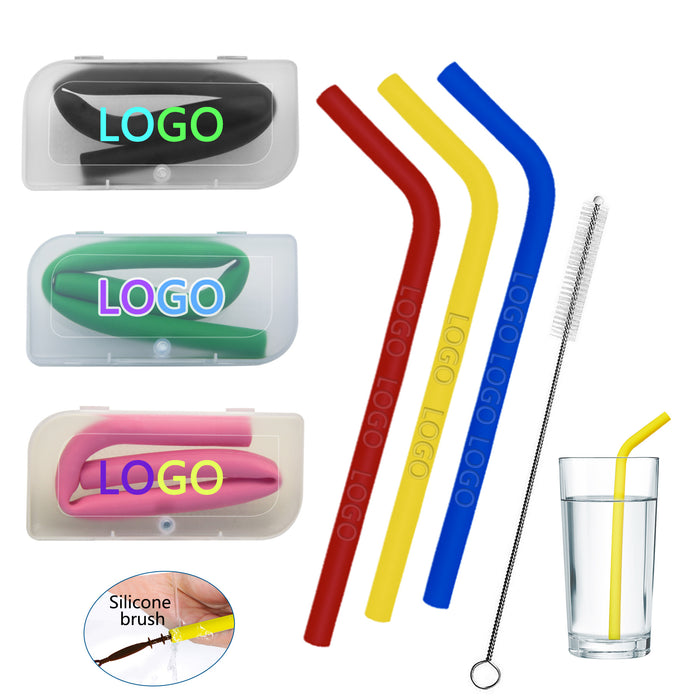 Blazing Silicone Straws