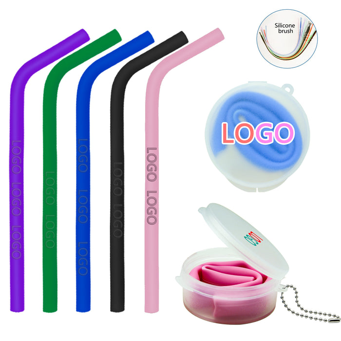 Coastal Silicone Straws