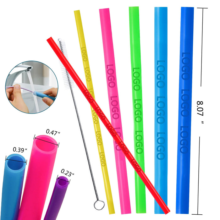 Supine Silicone Straws