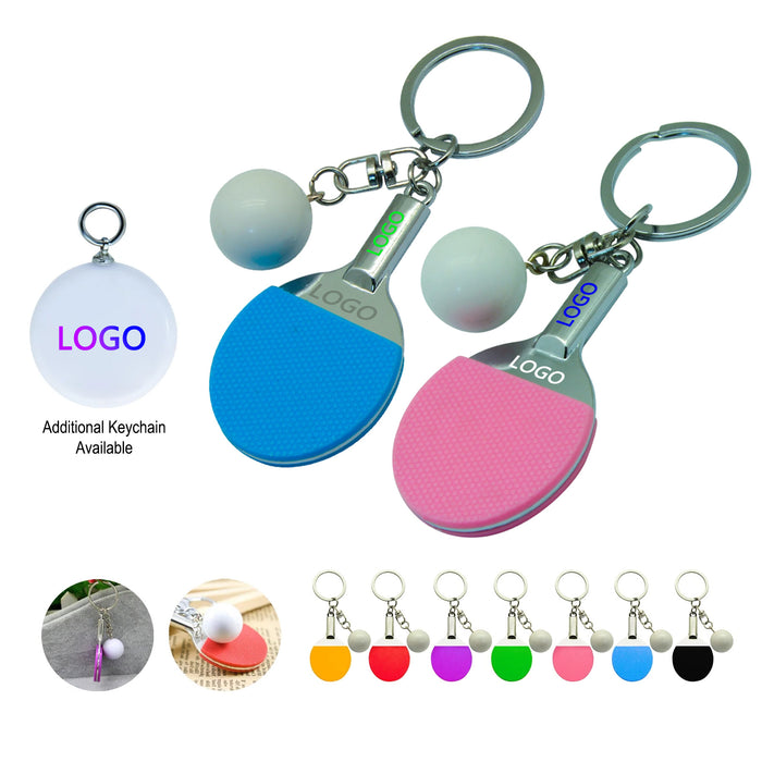 Table Tennis Keychain