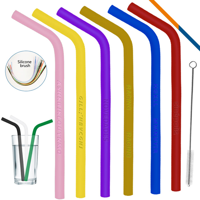 Prague Silicone Straws