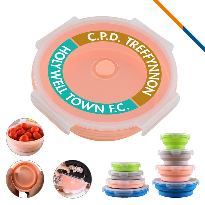 Round Collapsible Lunch Box