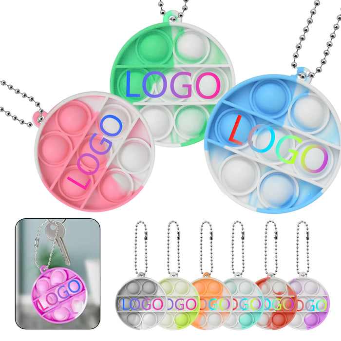 Mini Round Bubble Keychain