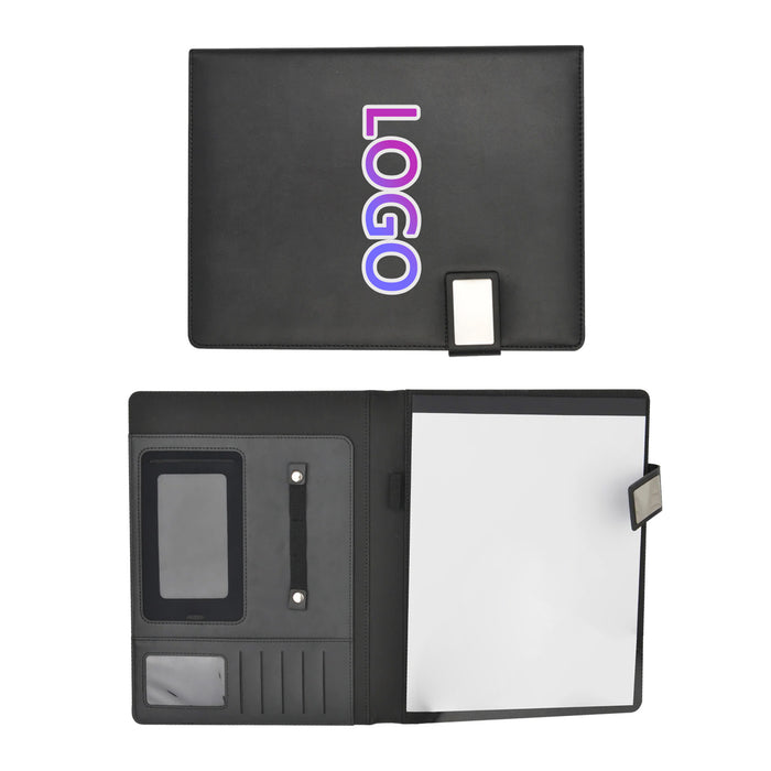 A4 Leatherette Padfolio With Sleeve