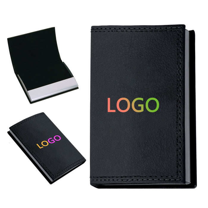 Noble Black Leather Card Case
