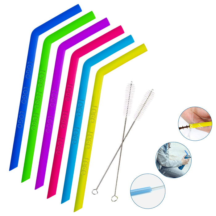 Sunny Silicone Straws