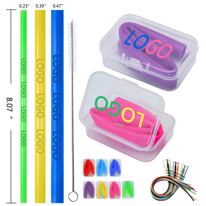 Hygge Silicone Straws