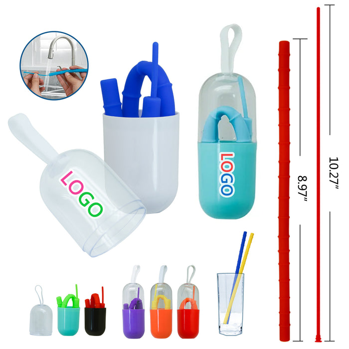 Husky Silicone Straws