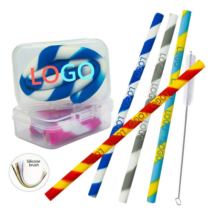 Smiley Silicone Straw
