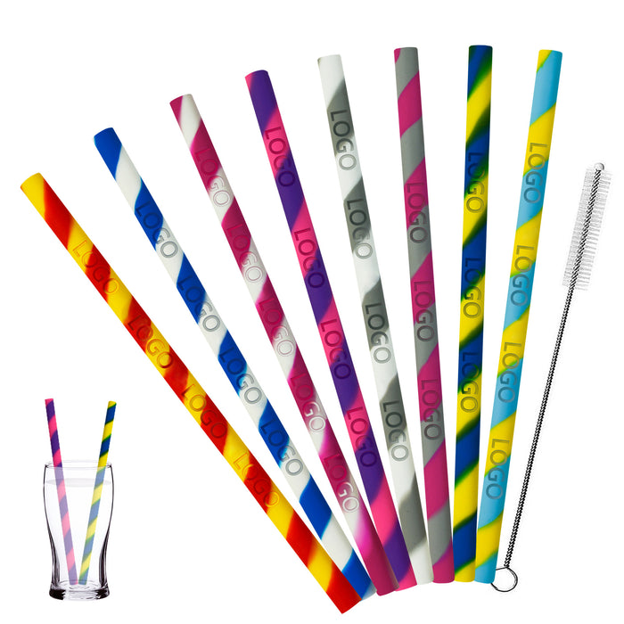 Pavonine Silicone Straws