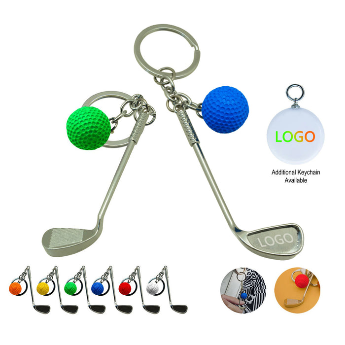 Golf Clubs Keychain