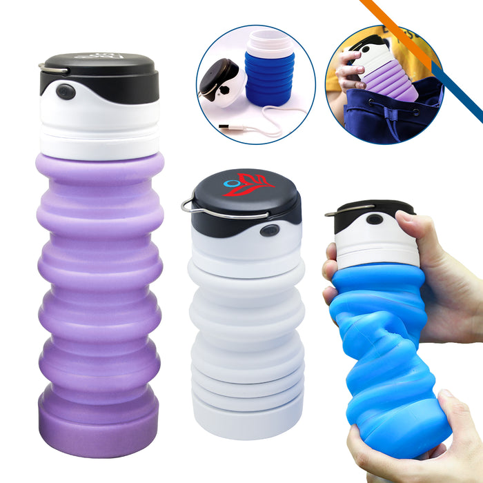 Luminous Elastic Collapsible Bottle