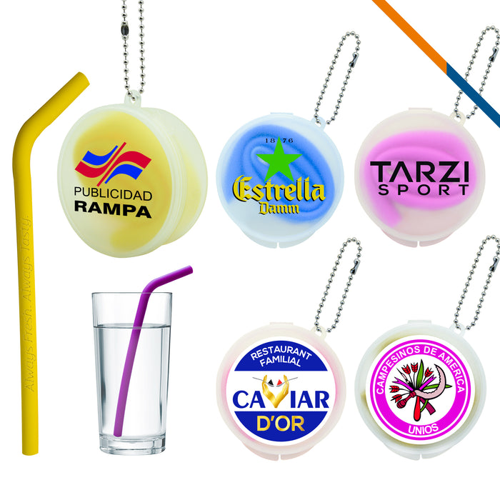 Coastal Silicone Straws