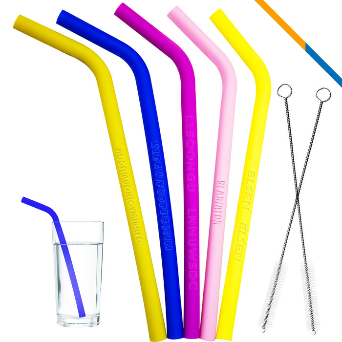 Prague Silicone Straws