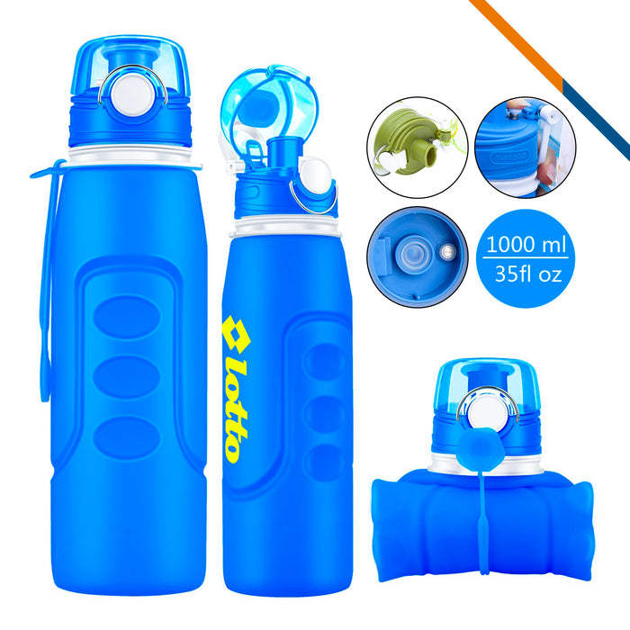 H2O Collapsible Water Bottle LG (1000ml)
