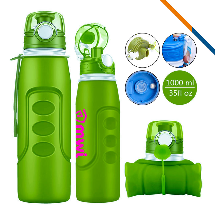 H2O Collapsible Water Bottle LG (1000ml)
