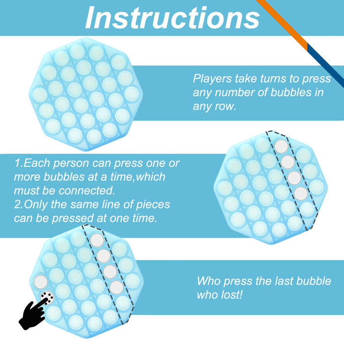 Luminous Octagon Push Pop Bubble