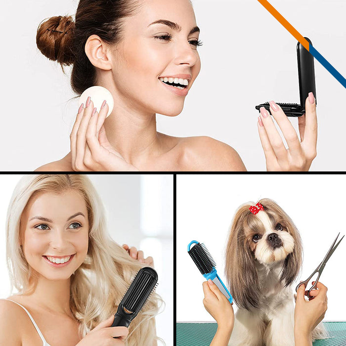 Popup Hairbrush Mirror