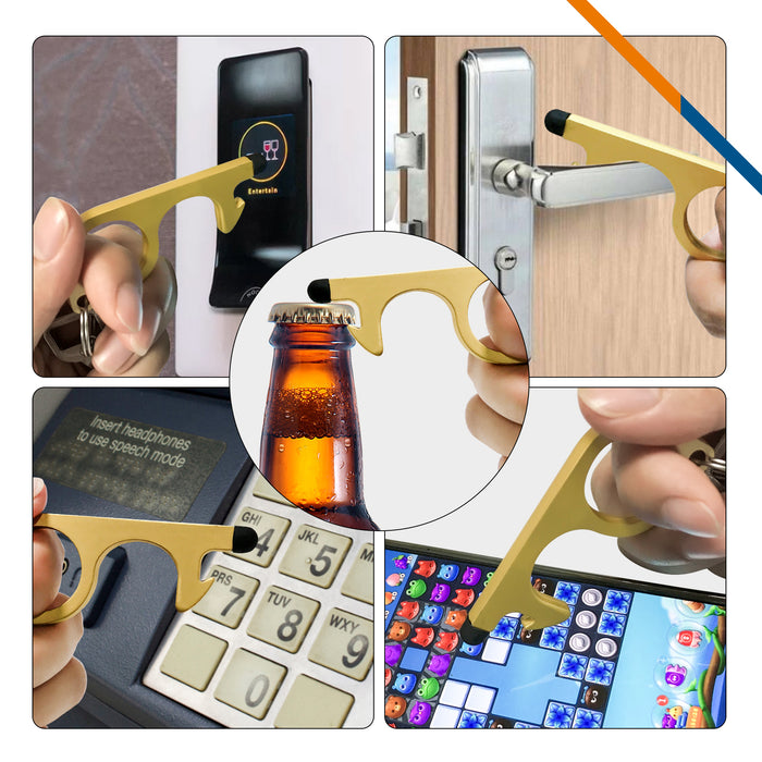 3in1 Non Touch Keychain