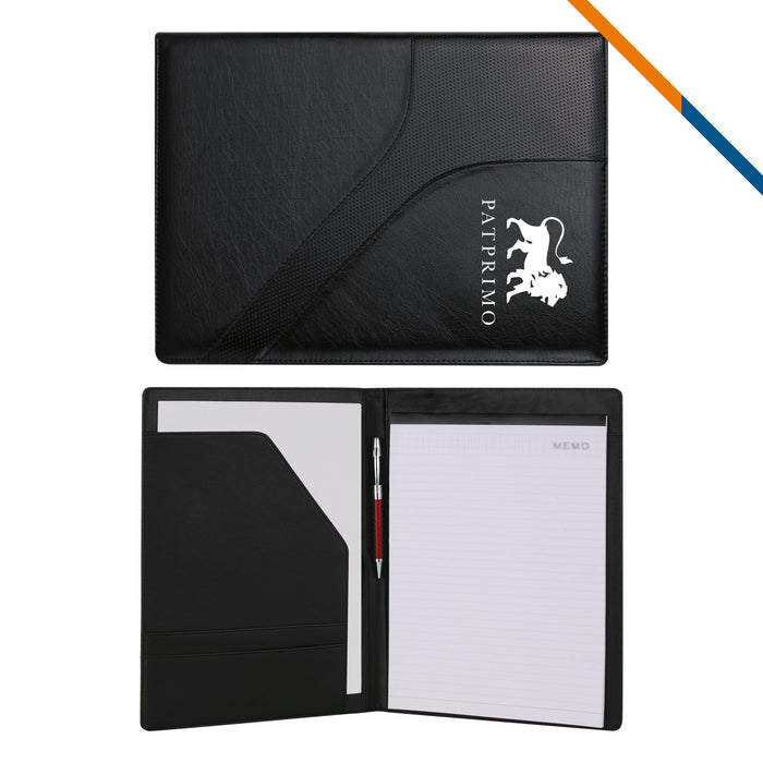 JJ Leatherette Padfolio With Notepad