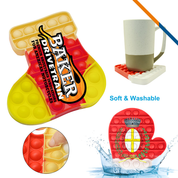 Xmas Push Pop Bubble Toy