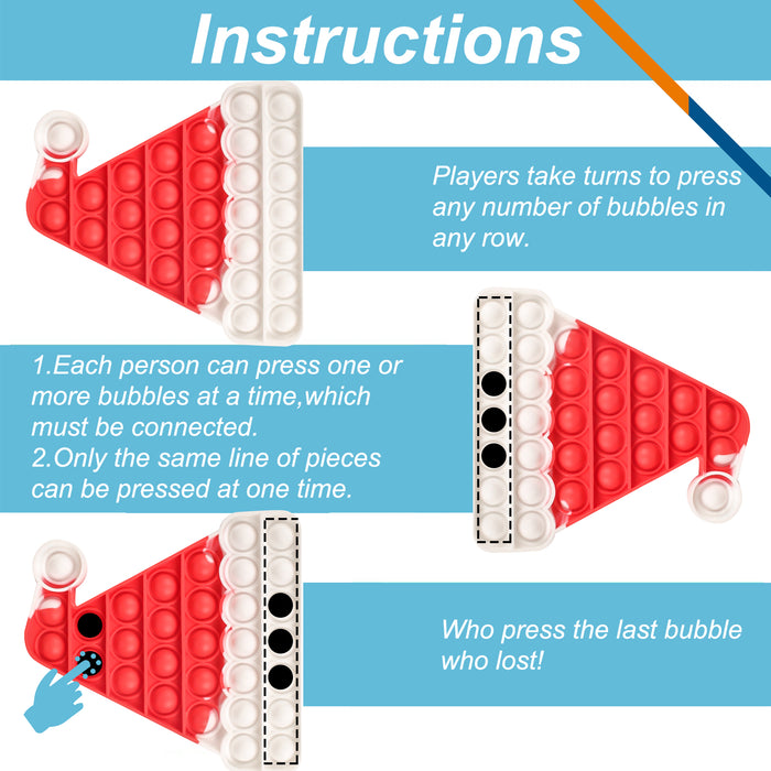 Xmas Push Pop Bubble Toy