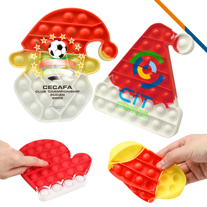 Xmas Push Pop Bubble Toy