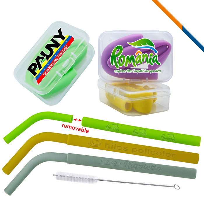 Omega Silicone Straws