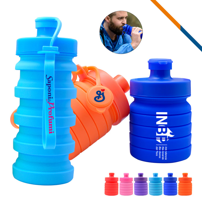 Spring Collapsible Water Bottle
