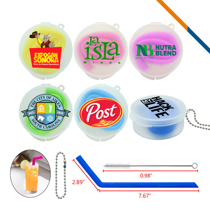 Snappy Silicone Straws
