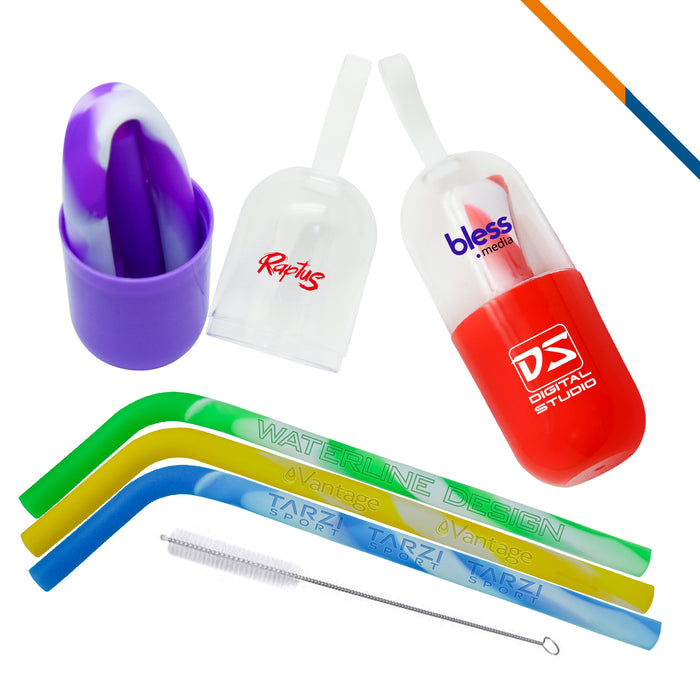 Aquatic Silicone Straws