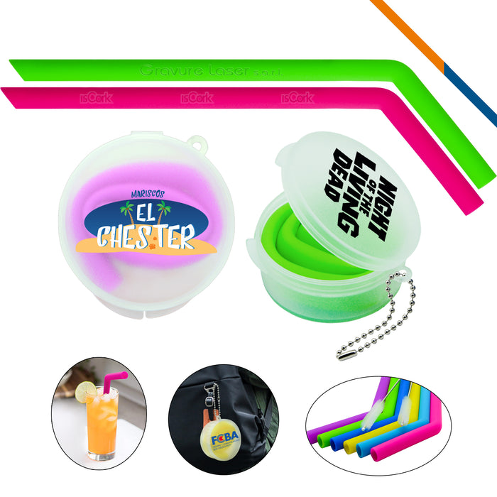 Snappy Silicone Straws