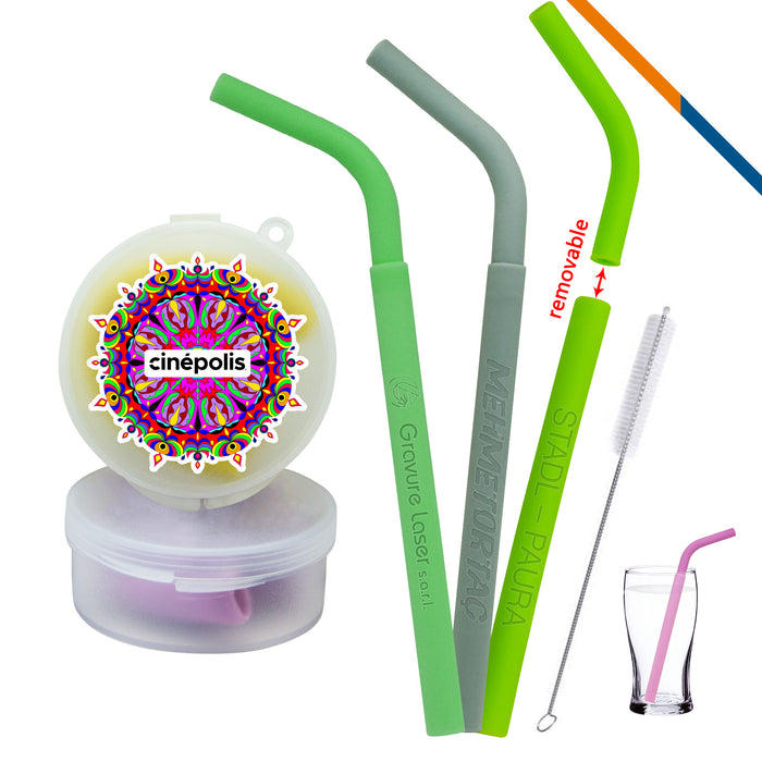 Sunshine Silicone Straws