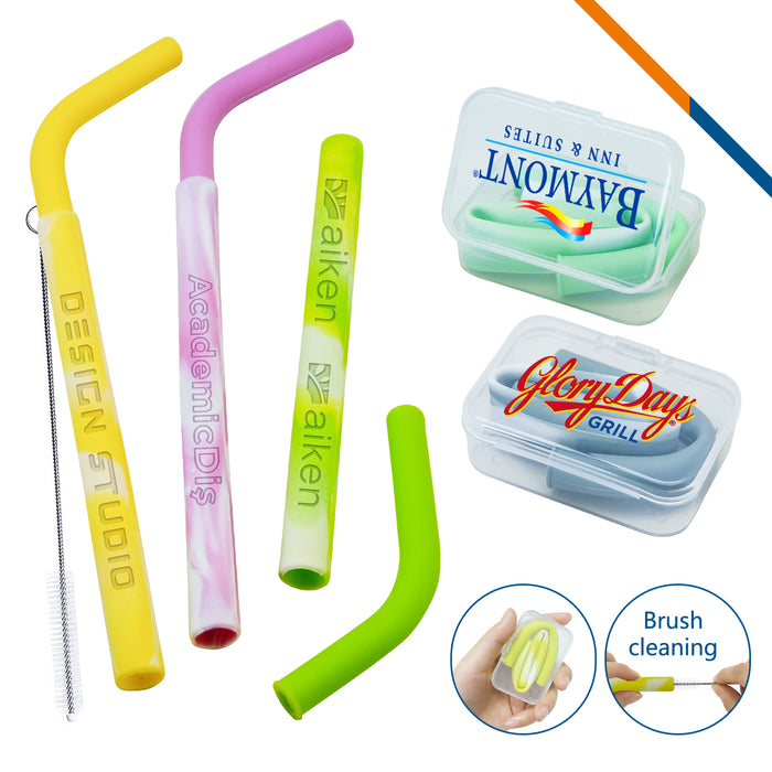 Spirit Silicone Straws