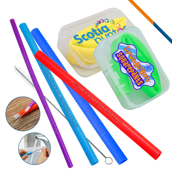 Hygge Silicone Straws