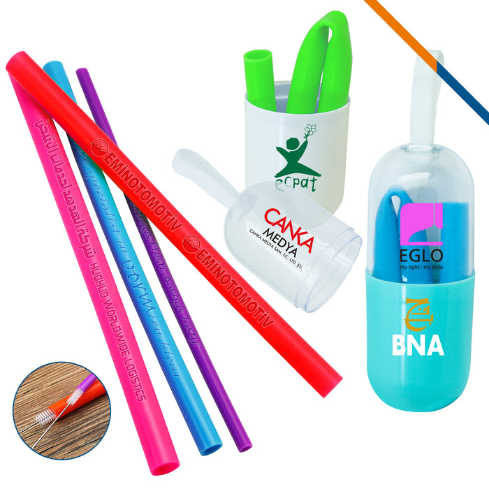 Quaff Silicone Straws
