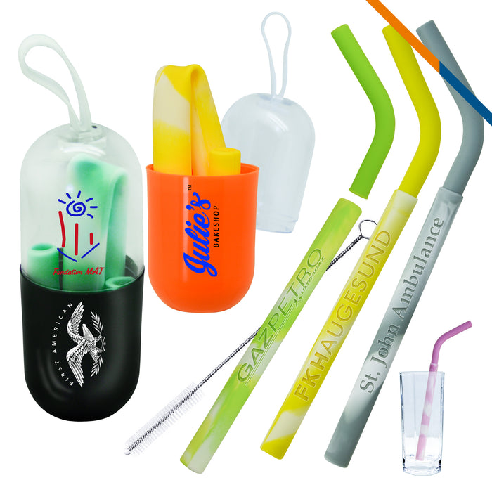 Juicy Silicone Straws