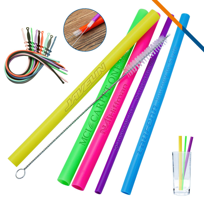 Supine Silicone Straws