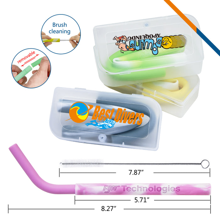 Jubilee Silicone Straws