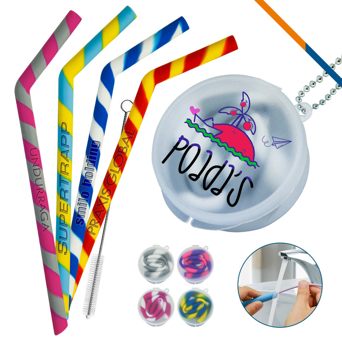 Krazy Silicone Straws