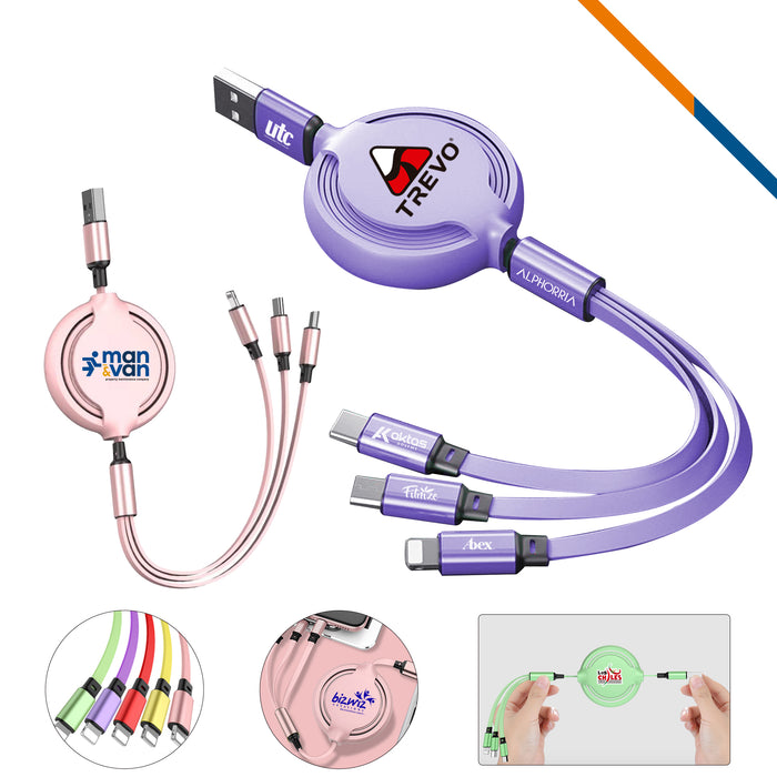 Octopus 3in1 Retractable Cable