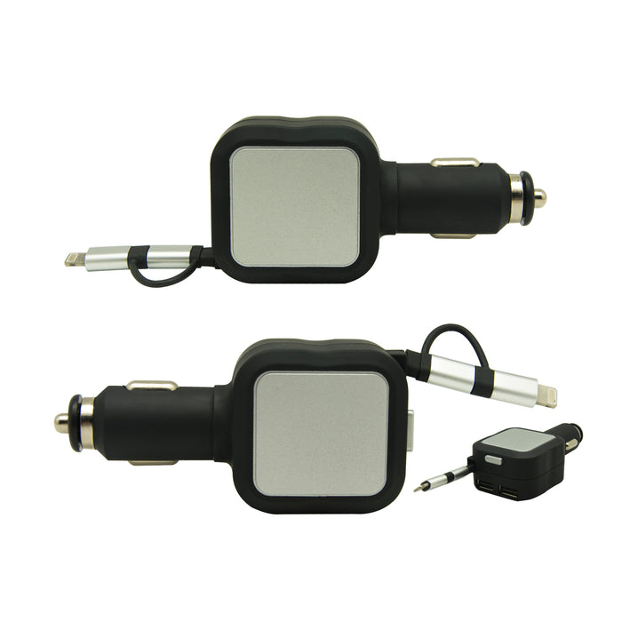 Retractable 2in1 Car Charger