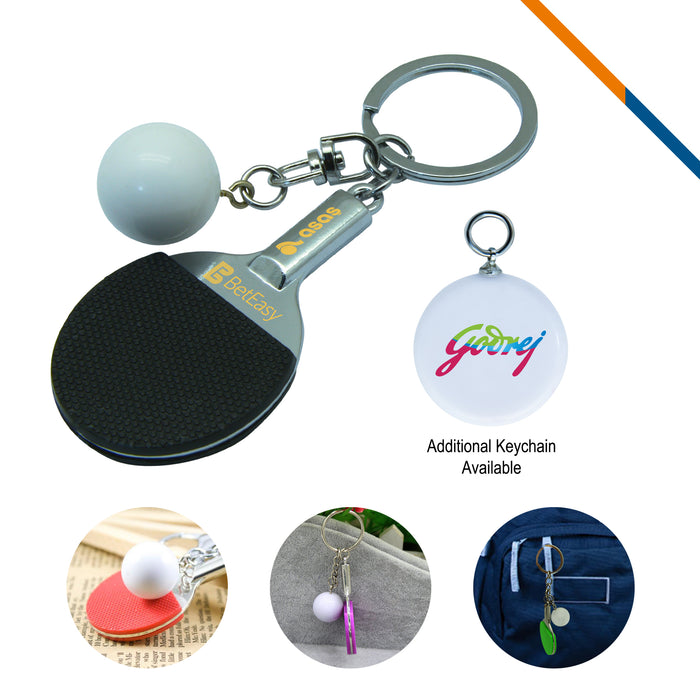 Table Tennis Keychain