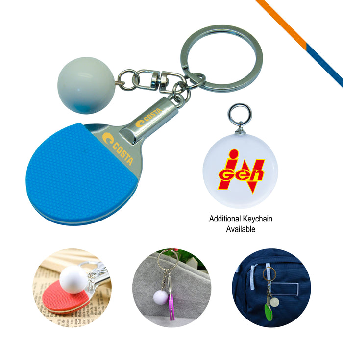 Table Tennis Keychain